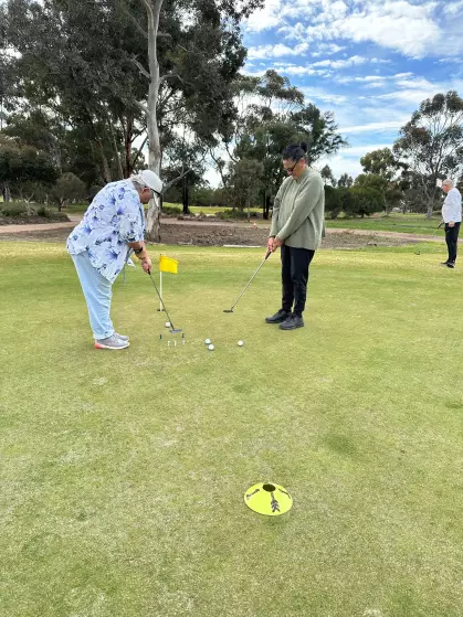 Coring of the Greens
